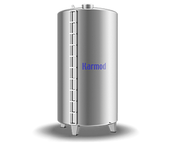 25 Ton Paslanmaz Dikey Su Deposu