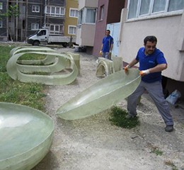 Bina altı yerinde montaj depolama tankları